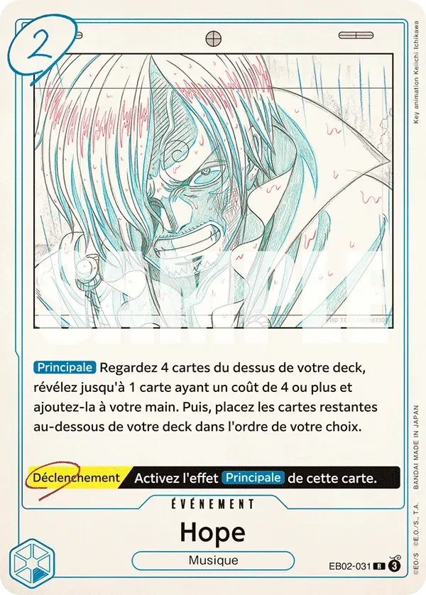 Hope — carte One Piece TCG EB02-031 (Anime 25th Collection)