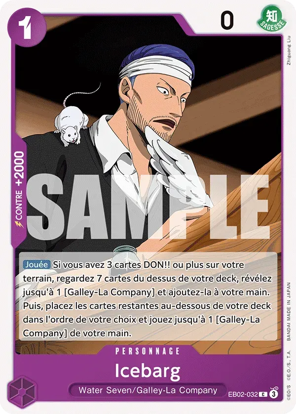 Icebarg — carte One Piece TCG EB02-032 (Anime 25th Collection)