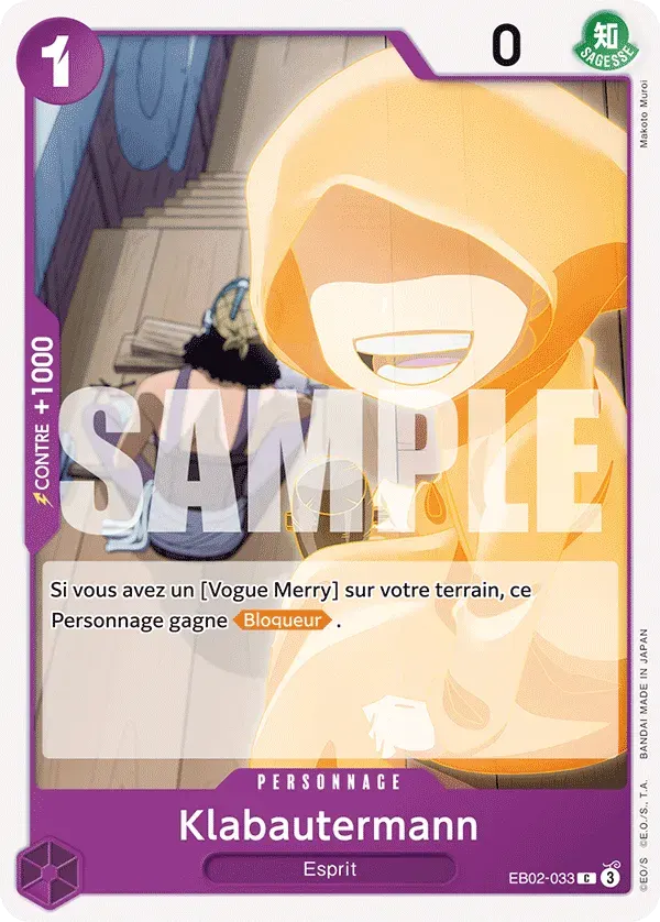 Klabautermann — carte One Piece TCG EB02-033 (Anime 25th Collection)