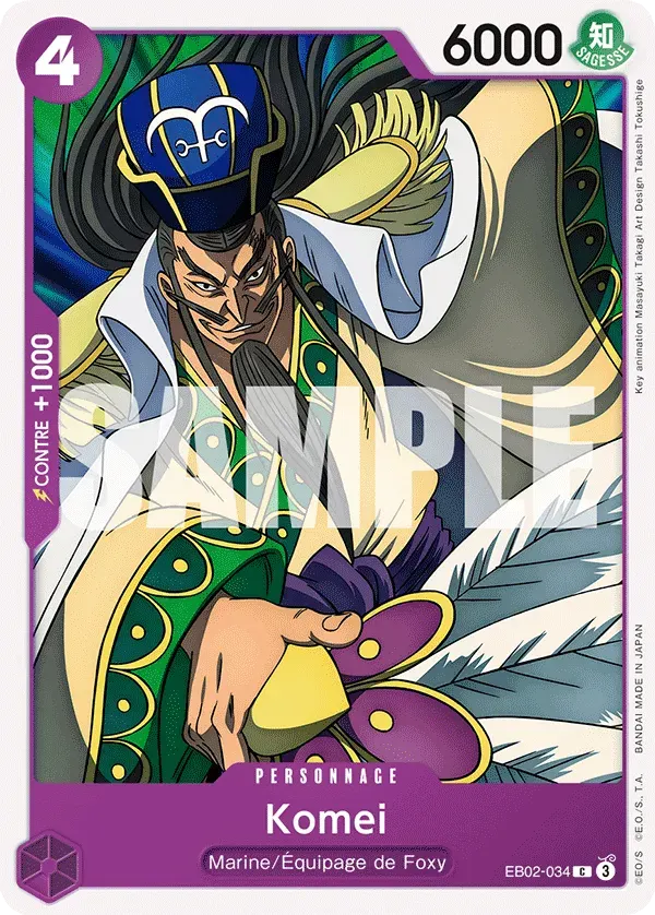 Komei — carte One Piece TCG EB02-034 (Anime 25th Collection)