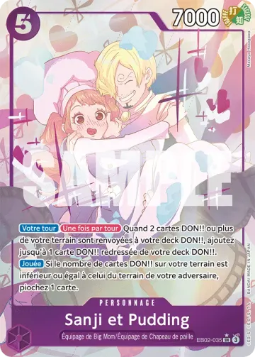 Sanji et Pudding