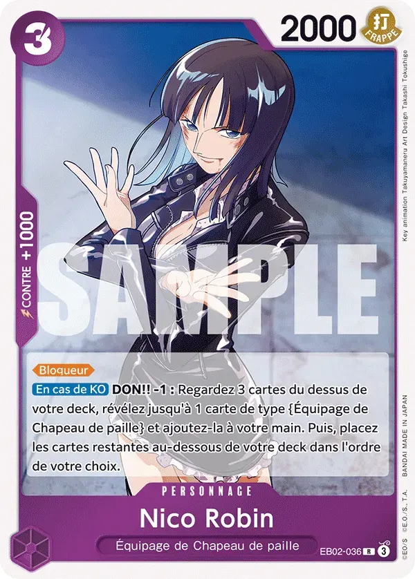 Nico Robin — carte One Piece TCG EB02-036 (Anime 25th Collection)