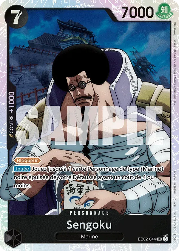 Sengoku — carte One Piece TCG EB02-044 (Anime 25th Collection)