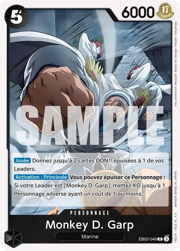 Monkey D. Garp — carte One Piece TCG EB02-049 (Anime 25th Collection)
