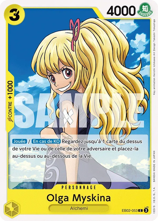 Olga Myskina — carte One Piece TCG EB02-053 (Anime 25th Collection)