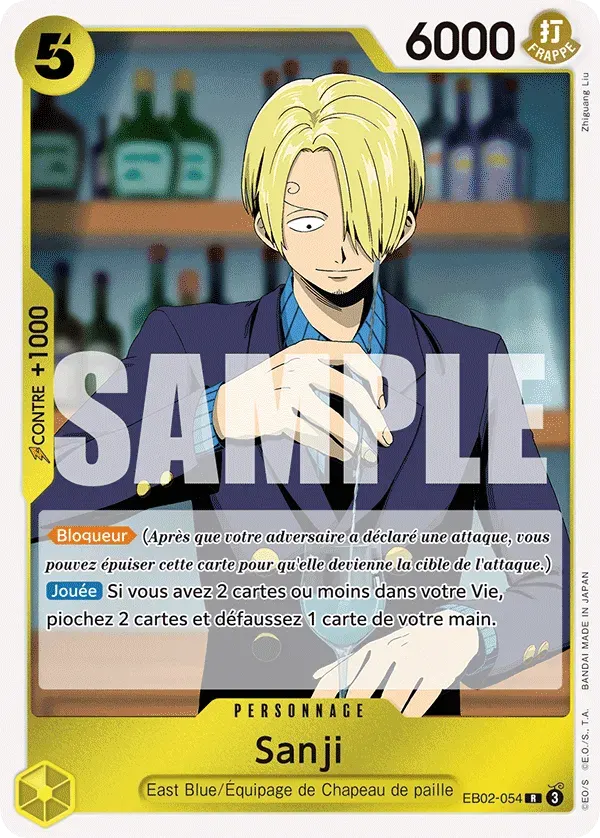 Sanji — carte One Piece TCG EB02-054 (Anime 25th Collection)