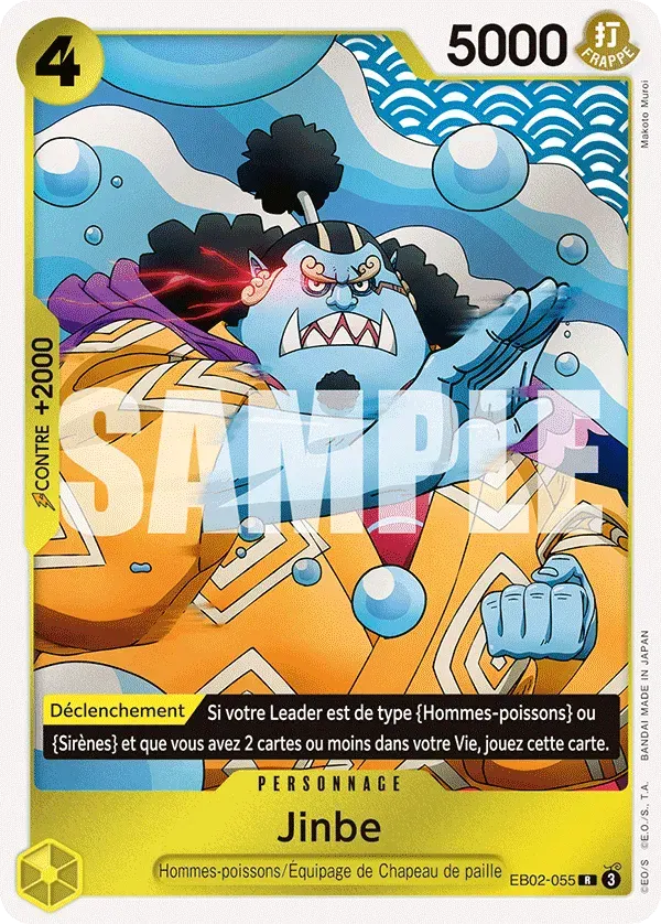 Jinbe — carte One Piece TCG EB02-055 (Anime 25th Collection)