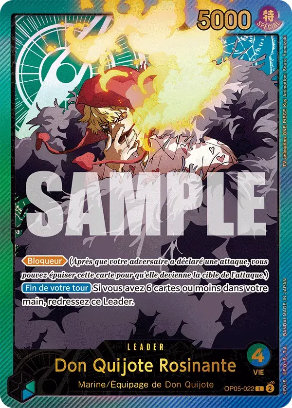 Don Quijote Rosinante — carte One Piece TCG OP05-022 (Anime 25th Collection)