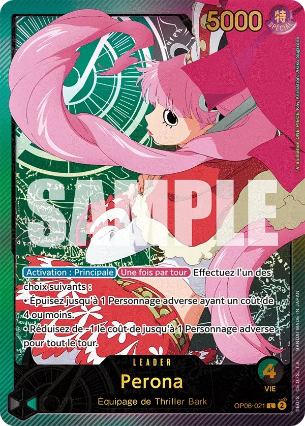 Perona — carte One Piece TCG OP06-021 (Anime 25th Collection)