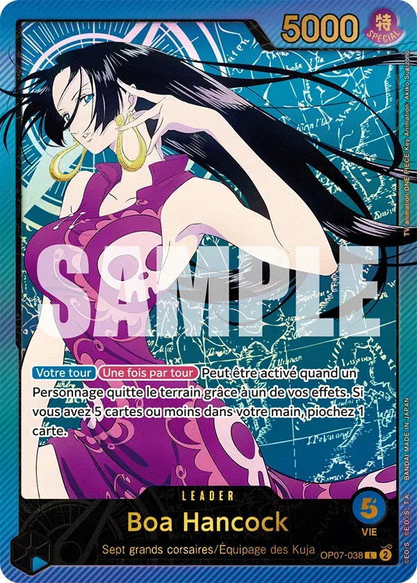 Boa Hancock — carte One Piece TCG OP07-038 (Anime 25th Collection)