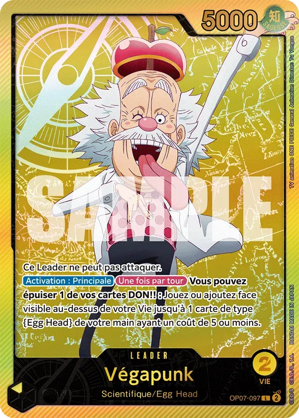 Végapunk — carte One Piece TCG OP07-097 (Anime 25th Collection)