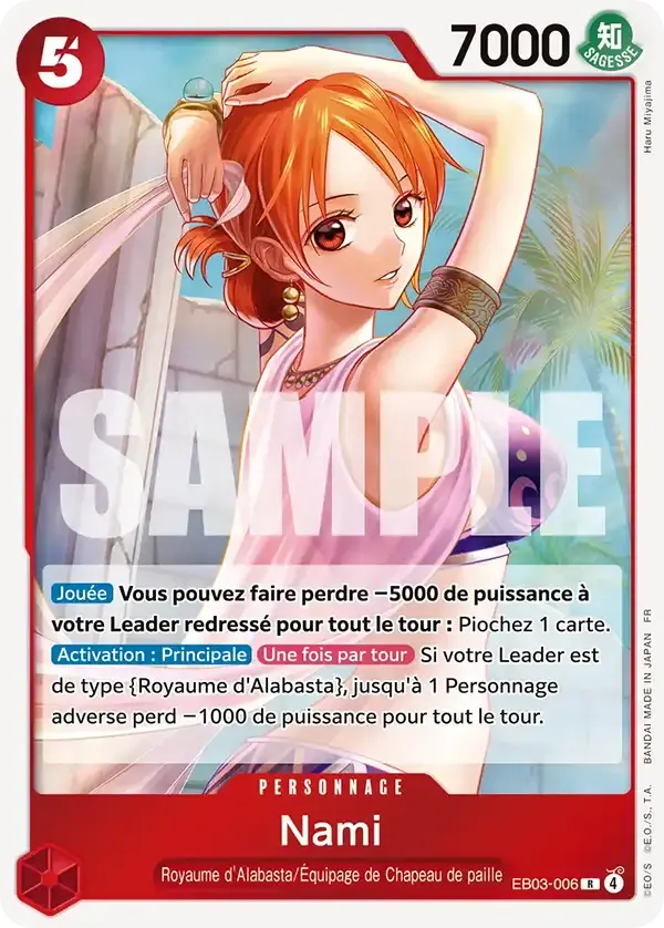 Nami — carte One Piece TCG EB03-006 (One Piece Heroïnes Edition)