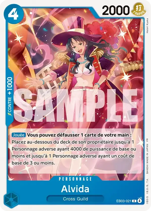 Alvida — carte One Piece TCG EB03-021 (One Piece Heroïnes Edition)