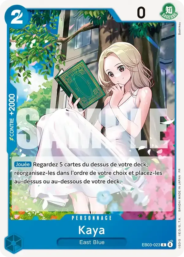 Kaya — carte One Piece TCG EB03-023 (One Piece Heroïnes Edition)