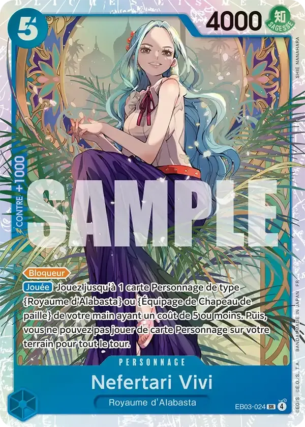Nefertari Vivi — carte One Piece TCG EB03-024 (One Piece Heroïnes Edition)