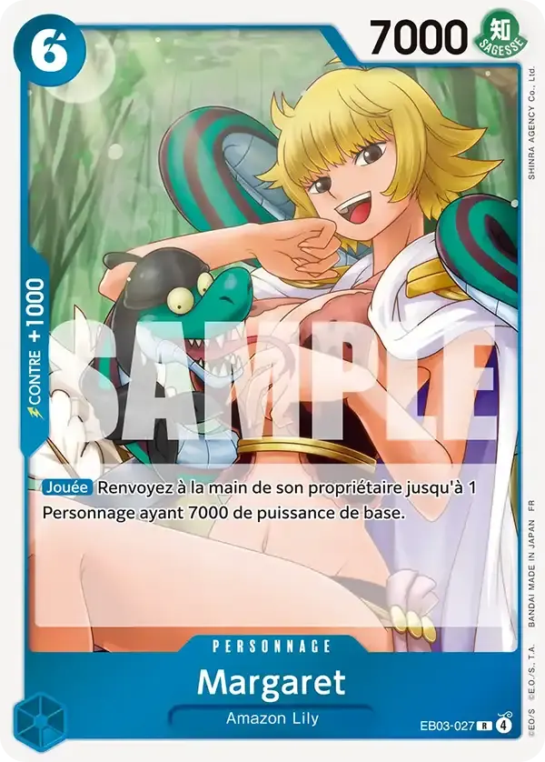 Margaret — carte One Piece TCG EB03-027 (One Piece Heroïnes Edition)