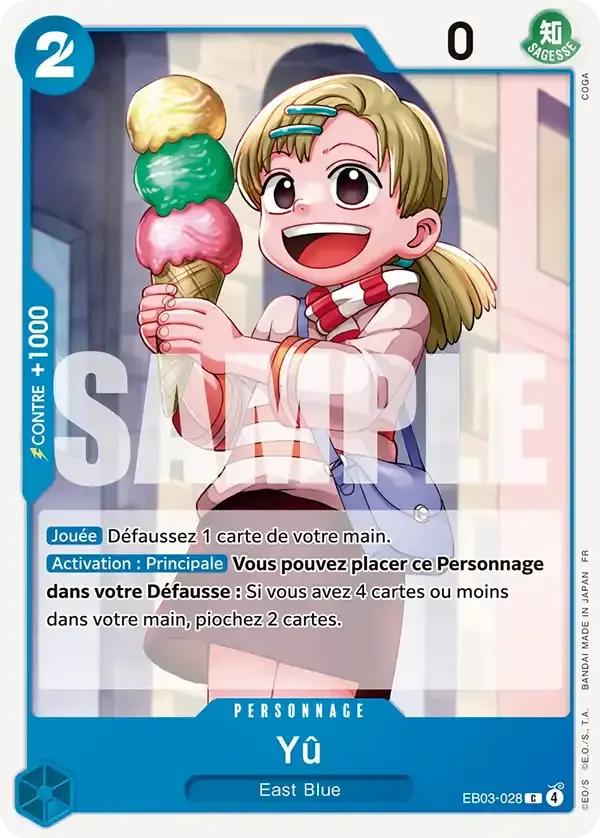 Yû — carte One Piece TCG EB03-028 (One Piece Heroïnes Edition)
