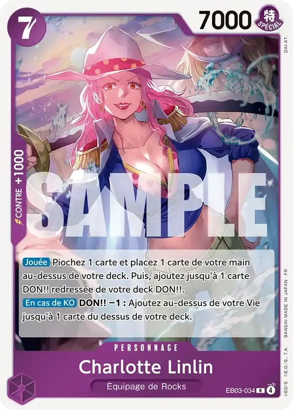Charlotte Linlin — carte One Piece TCG EB03-034 (One Piece Heroïnes Edition)