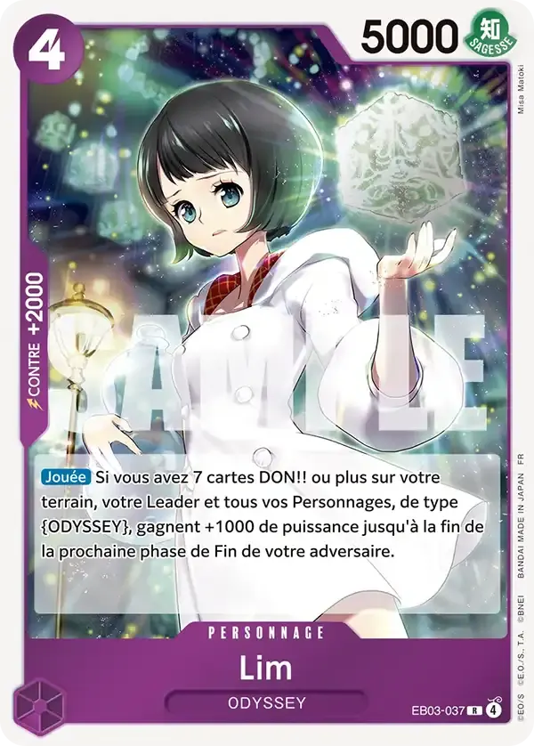 Lim — carte One Piece TCG EB03-037 (One Piece Heroïnes Edition)