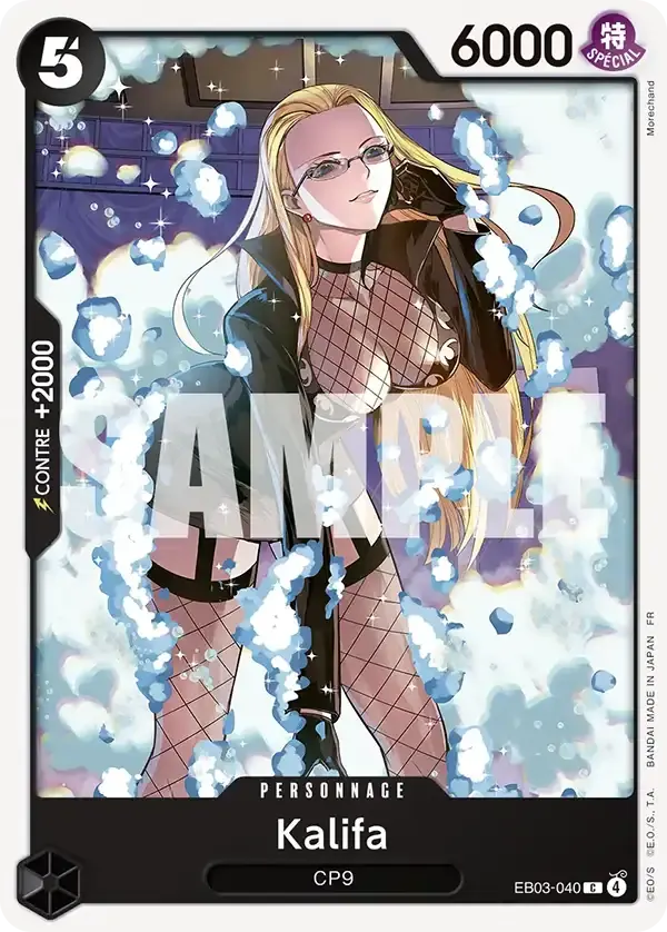 Kalifa — carte One Piece TCG EB03-040 (One Piece Heroïnes Edition)