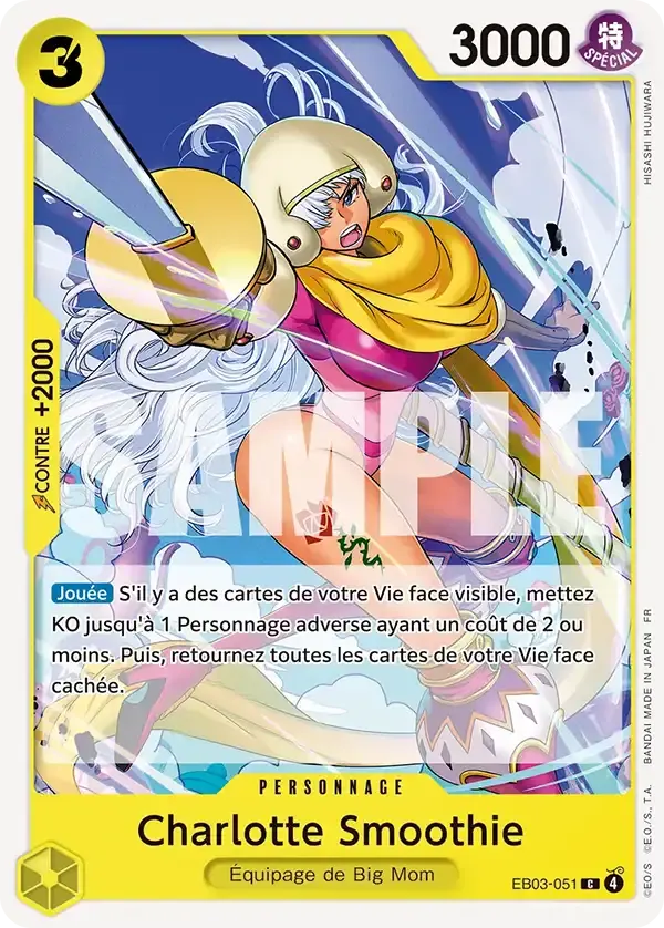 Charlotte Smoothie — carte One Piece TCG EB03-051 (One Piece Heroïnes Edition)