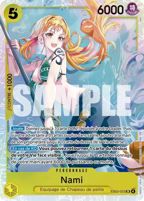Nami — carte One Piece TCG EB03-053 (One Piece Heroïnes Edition)