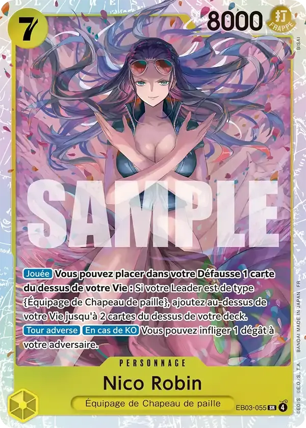 Nico Robin — carte One Piece TCG EB03-055 (One Piece Heroïnes Edition)