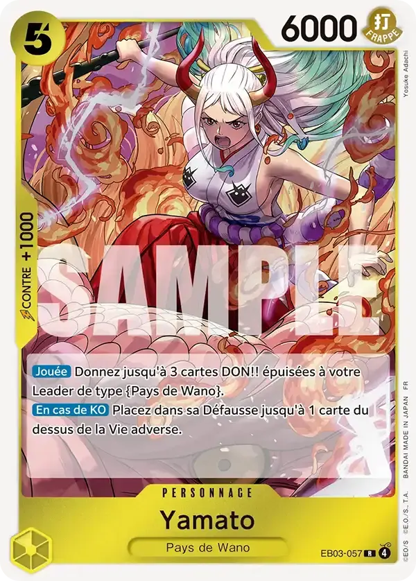 Yamato — carte One Piece TCG EB03-057 (One Piece Heroïnes Edition)