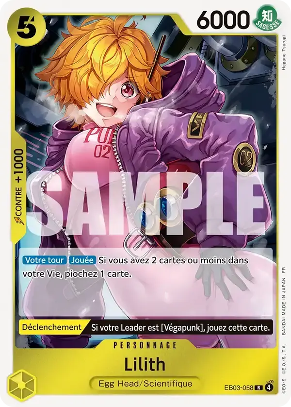 Lilith — carte One Piece TCG EB03-058 (One Piece Heroïnes Edition)