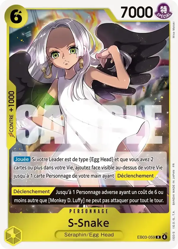 S-Snake — carte One Piece TCG EB03-059 (One Piece Heroïnes Edition)