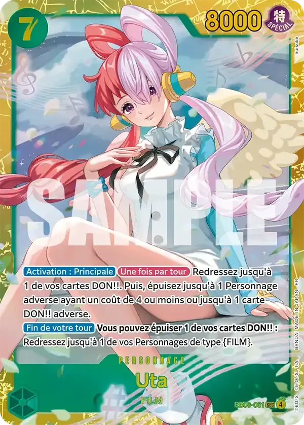 Uta — carte One Piece TCG EB03-061 (One Piece Heroïnes Edition)