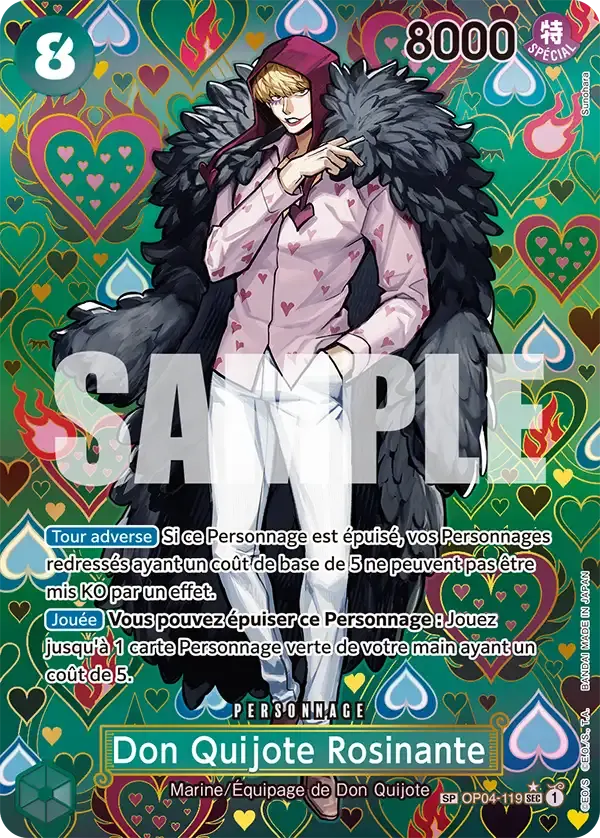 Don Quijote Rosinante — carte One Piece TCG OP04-119 (Les Nouveaux Empereurs)