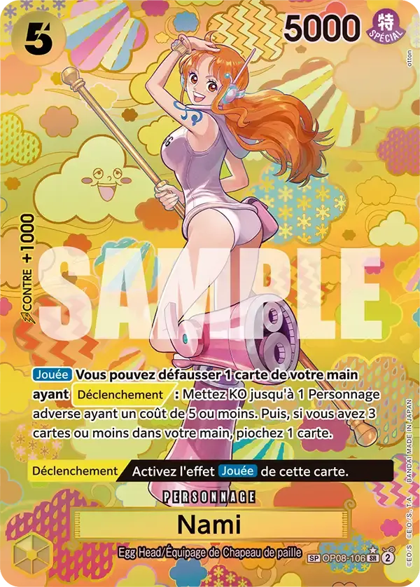 Nami — carte One Piece TCG OP08-106 (Les Nouveaux Empereurs)