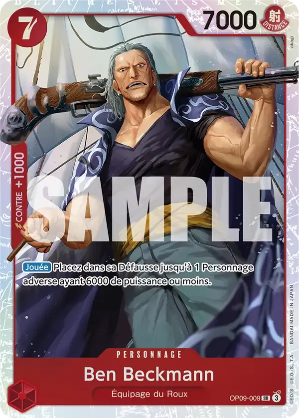 Ben Beckmann — carte One Piece TCG OP09-009 (Les Nouveaux Empereurs)