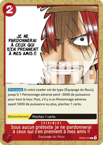 Sous aucun prétexte je ne pardonnerai à ceux qui s'en prennent à mes amis !!