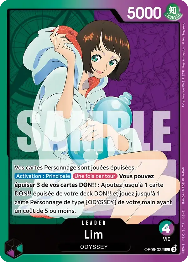 Lim — carte One Piece TCG OP09-022 (Les Nouveaux Empereurs)