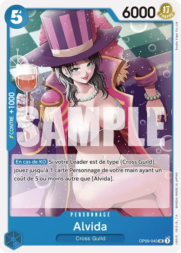 Alvida — carte One Piece TCG OP09-043 (Les Nouveaux Empereurs)