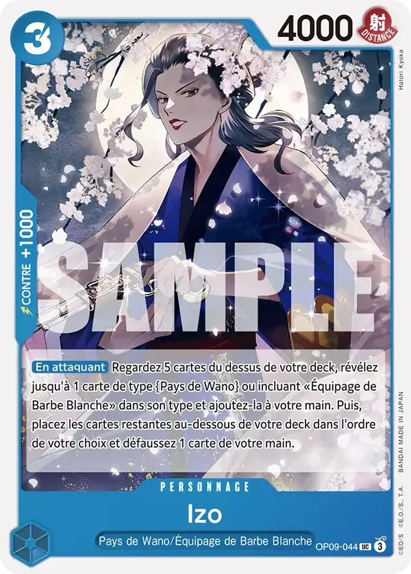 Izo — carte One Piece TCG OP09-044 (Les Nouveaux Empereurs)