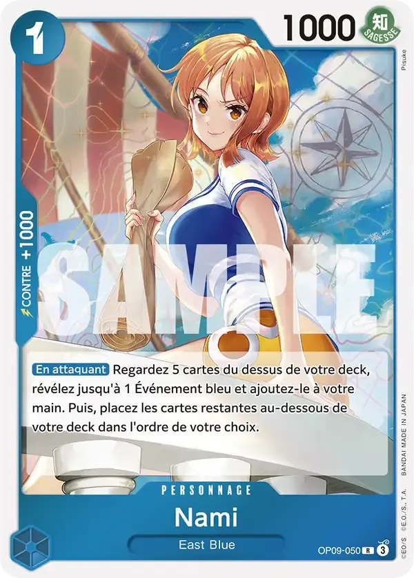 Nami — carte One Piece TCG OP09-050 (Les Nouveaux Empereurs)