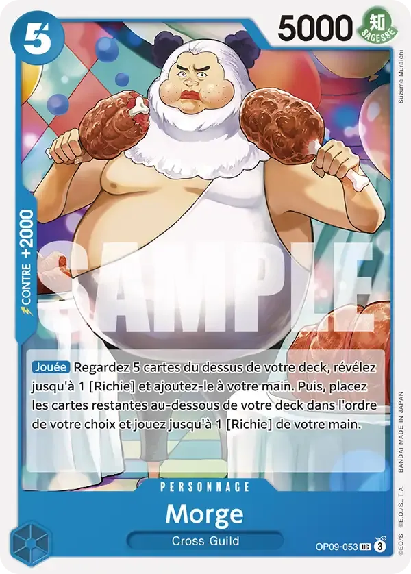 Morge — carte One Piece TCG OP09-053 (Les Nouveaux Empereurs)