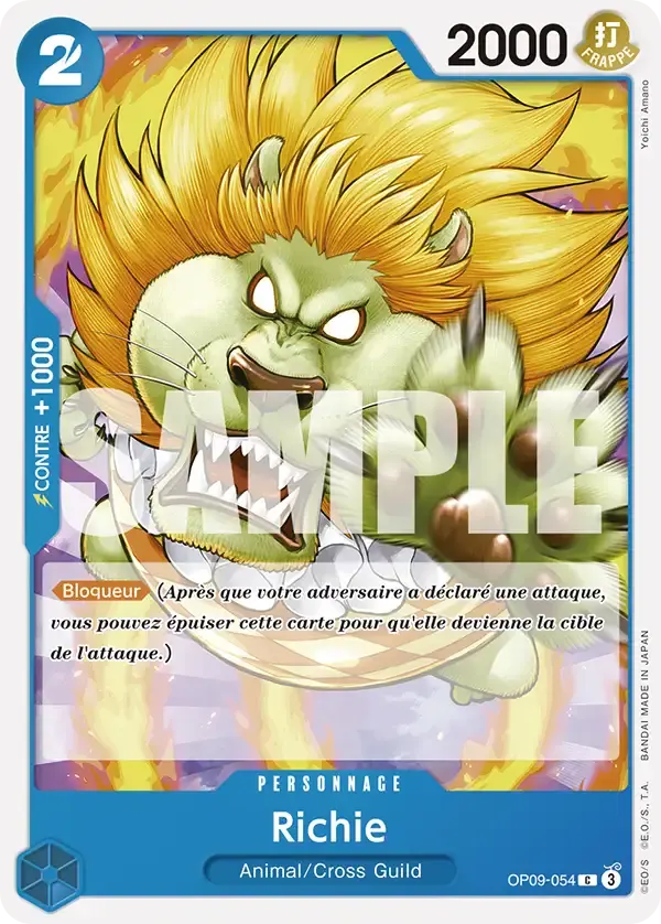 Richie — carte One Piece TCG OP09-054 (Les Nouveaux Empereurs)