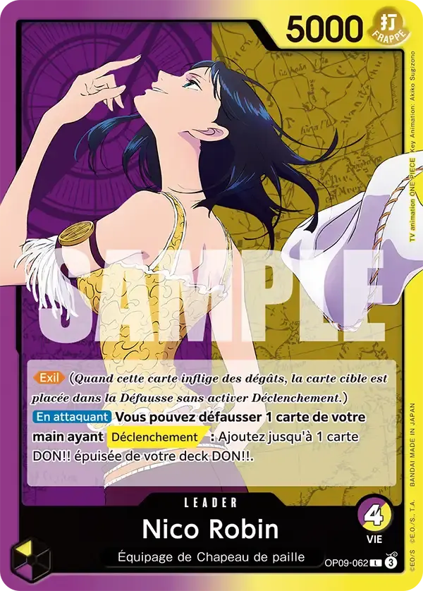Nico Robin — carte One Piece TCG OP09-062 (Les Nouveaux Empereurs)
