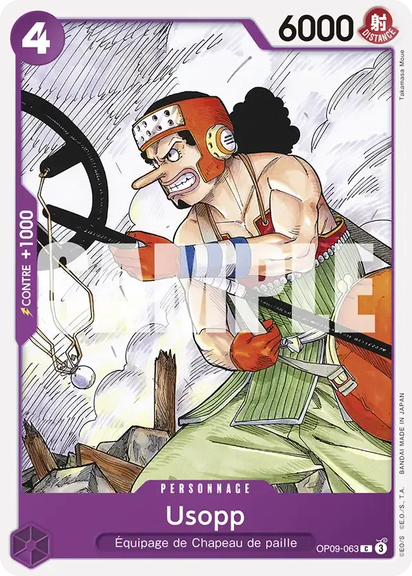 Usopp — carte One Piece TCG OP09-063 (Les Nouveaux Empereurs)