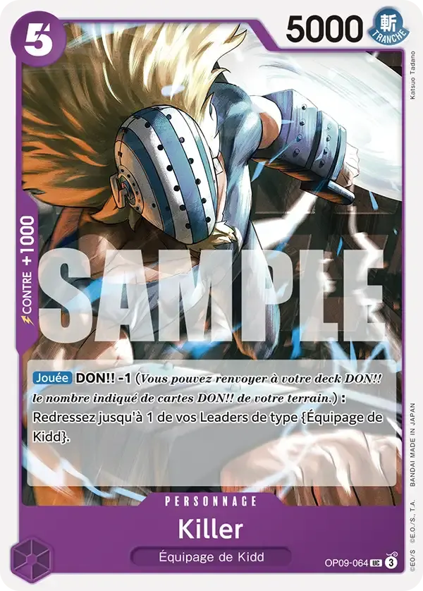Killer — carte One Piece TCG OP09-064 (Les Nouveaux Empereurs)