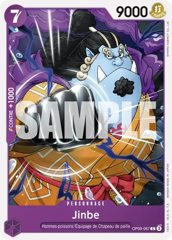 Jinbe — carte One Piece TCG OP09-067 (Les Nouveaux Empereurs)