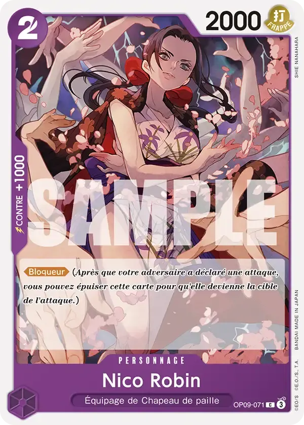 Nico Robin — carte One Piece TCG OP09-071 (Les Nouveaux Empereurs)