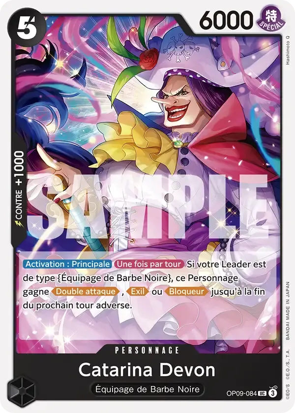 Catarina Devon — carte One Piece TCG OP09-084 (Les Nouveaux Empereurs)