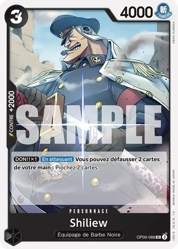 Shiliew — carte One Piece TCG OP09-088 (Les Nouveaux Empereurs)