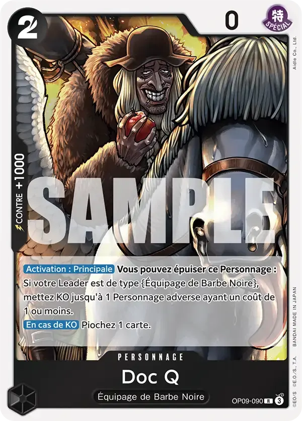 Doc Q — carte One Piece TCG OP09-090 (Les Nouveaux Empereurs)