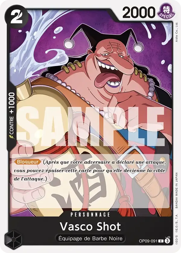 Vasco Shot — carte One Piece TCG OP09-091 (Les Nouveaux Empereurs)